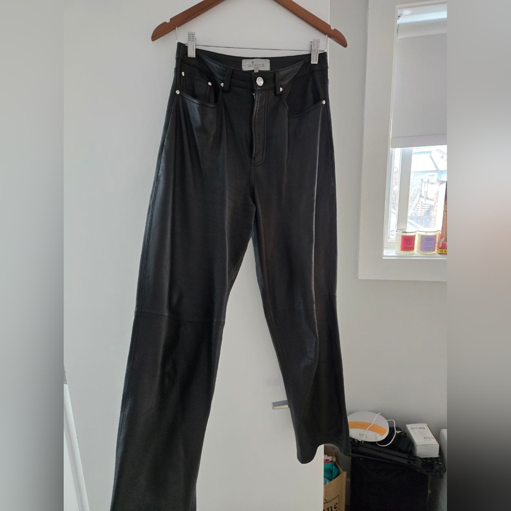 Faux Leather Pants